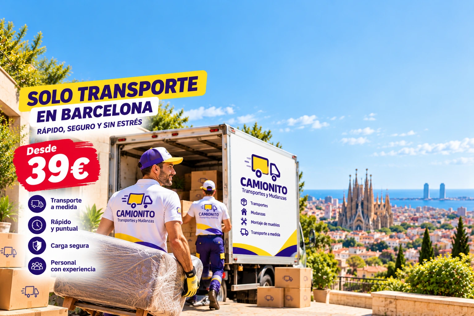 Solo transporte — desde 39 €